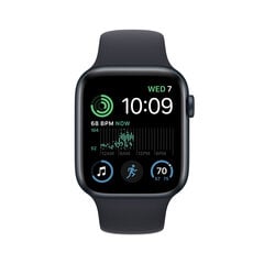 Apple Watch SE2nd Gen GPS 44mm Midnight Aluminium Case ,Midnight Sport Band - MNK03UL/A hind ja info | Nutikellad (smartwatch) | kaup24.ee