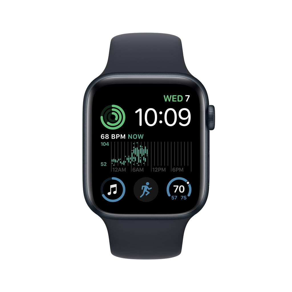 Apple Watch SE2nd Gen GPS + Cellular 40mm Midnight Aluminium Case ,Midnight Sport Band - MNPL3UL/A цена и информация | Nutikellad (smartwatch) | kaup24.ee