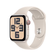 Apple Watch SE2nd Gen GPS + Cellular 44mm Starlight Aluminium Case ,Starlight Sport Band - MNPT3UL/A цена и информация | Смарт-часы (smartwatch) | kaup24.ee