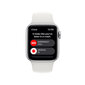 Apple Watch SE GPS + Cellular 44mm Silver Aluminium Case with White Sport Band - Regular 2nd Gen - MNQ23UL/A цена и информация | Nutikellad (smartwatch) | kaup24.ee