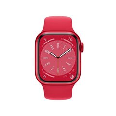 Apple Watch Series 8 GPS + Cellular 41mm (PRODUCT)RED Aluminium Case ,(PRODUCT)RED Sport Band - MNJ23UL/A цена и информация | Apple Умные часы и браслеты | kaup24.ee