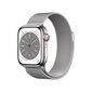 Apple Watch Series 8 GPS + Cellular 41mm Silver Stainless Steel Case ,Silver Milanese Loop MNJ83UL/A цена и информация | Nutikellad (smartwatch) | kaup24.ee