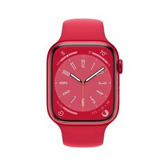 Apple Watch Series 8 GPS + Cellular 45mm (PRODUCT)RED Aluminium Case ,(PRODUCT)RED Sport Band - MNKA3UL/A цена и информация | Apple Умные часы и браслеты | kaup24.ee