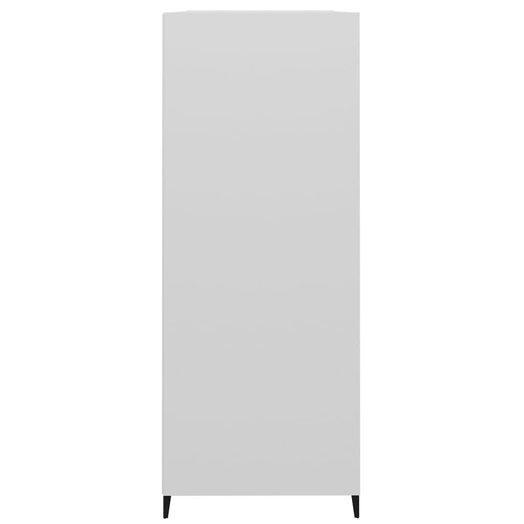Puhvetkapp vidaXL, kõrgläikega valge, 69,5 x 32,5 x 90 cm, tehispuit hind ja info | Elutoa väikesed kapid | kaup24.ee