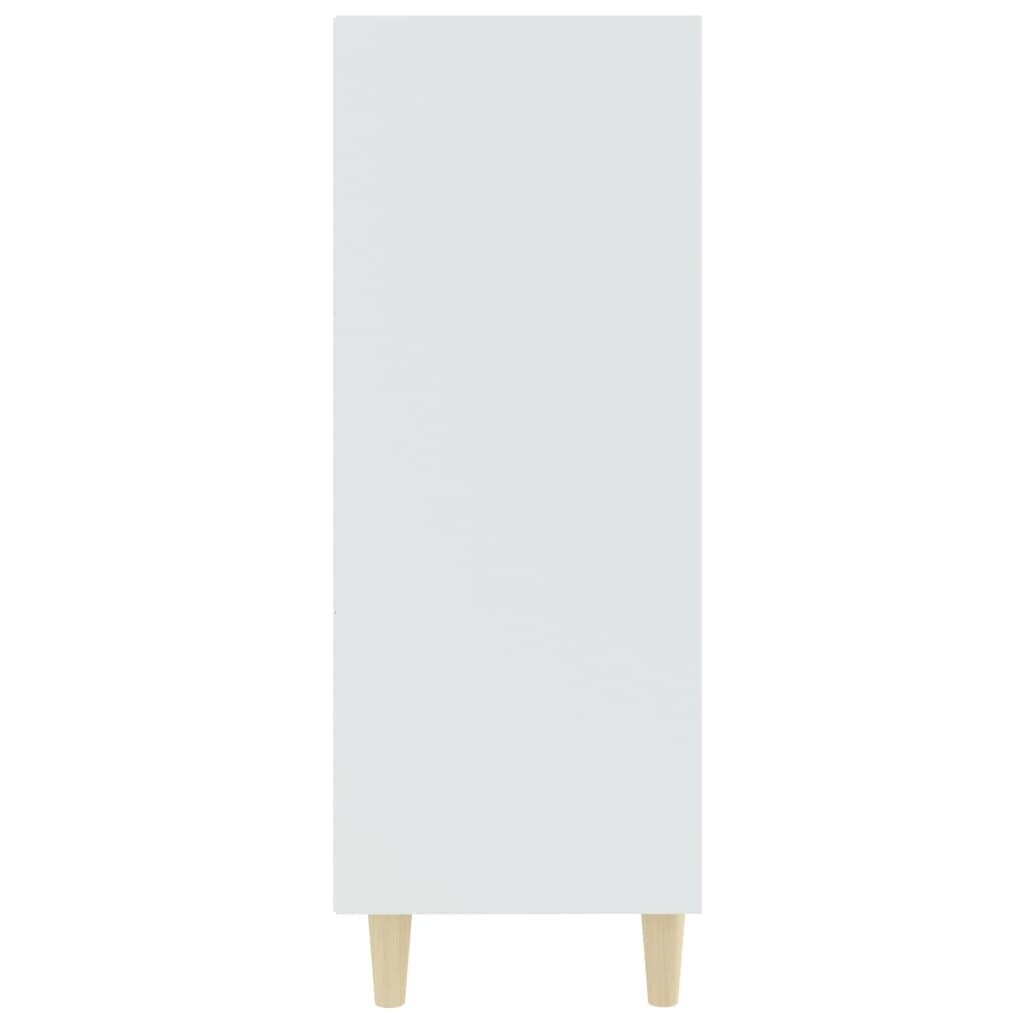 Puhvetkapp vidaXL, valge, 69,5 x 32,5 x 90 cm, tehispuit hind ja info | Elutoa väikesed kapid | kaup24.ee