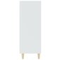 Puhvetkapp vidaXL, valge, 69,5 x 32,5 x 90 cm, tehispuit hind ja info | Elutoa väikesed kapid | kaup24.ee