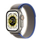 Apple Watch Ultra GPS + Cellular, 49mm Titanium Case ,Blue/Gray Trail Loop - S/M MNHL3EL/A LV-EE цена и информация | Nutikellad (smartwatch) | kaup24.ee