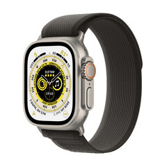 Смарт-часы Apple Watch Ultra GPS + Cellular 49 мм, титановый корпус, черно-серый ремешок Trail Loop - S/M MQFW3EL/A LV-EE цена и информация | Смарт-часы (smartwatch) | kaup24.ee