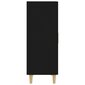Puhvetkapp vidaXL, must, 70 x 34 x 90 cm, tehispuit hind ja info | Elutoa väikesed kapid | kaup24.ee