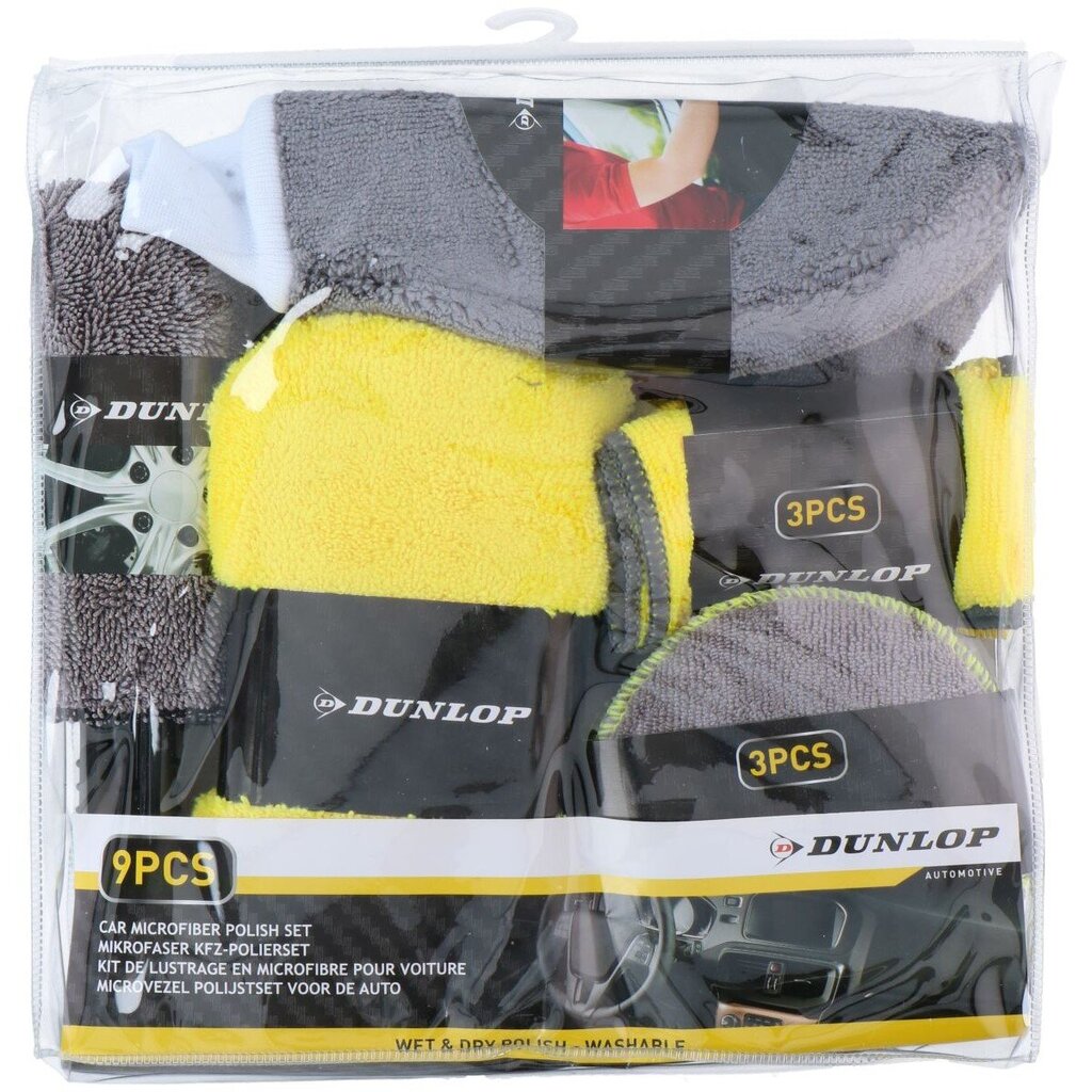 Autopesukomplekt - DunLop, 9 tk hind ja info | Autokeemia | kaup24.ee