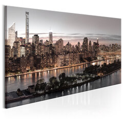 Pilt - Manhattan at Twilight 120x60 cm hind ja info | Seinapildid | kaup24.ee