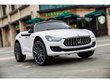 Maserati Ghibli, 12v Valge hind ja info | Laste elektriautod | kaup24.ee