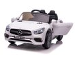 Mercedes SL63 AMG valge, 12 V hind ja info | Laste elektriautod | kaup24.ee