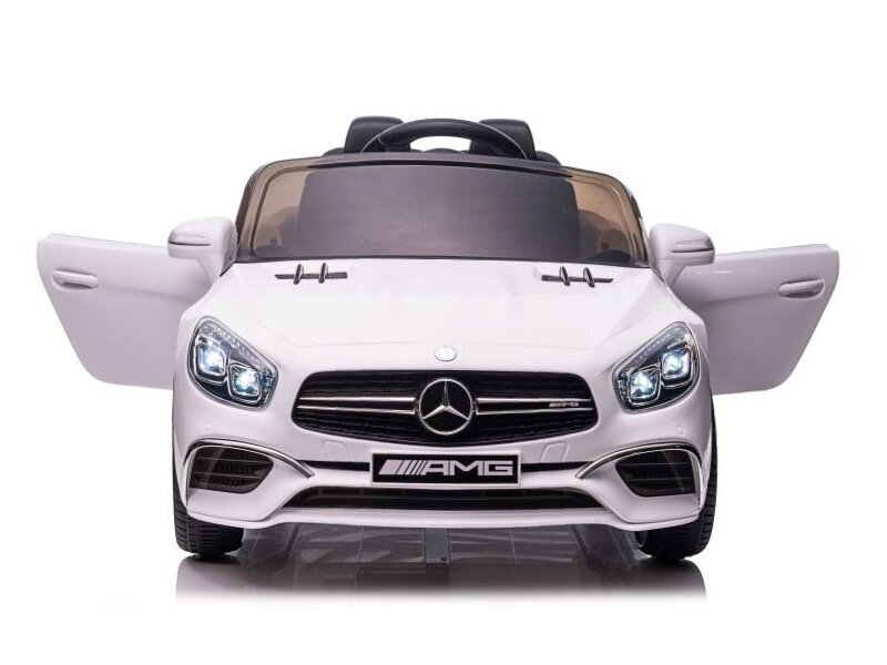 Mercedes SL63 AMG valge, 12 V hind ja info | Laste elektriautod | kaup24.ee