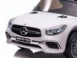 Mercedes SL63 AMG valge, 12 V hind ja info | Laste elektriautod | kaup24.ee