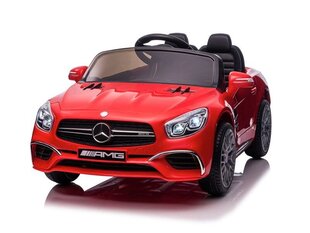 Mercedes SL63 AMG läikiv punane, 12 V hind ja info | Laste elektriautod | kaup24.ee