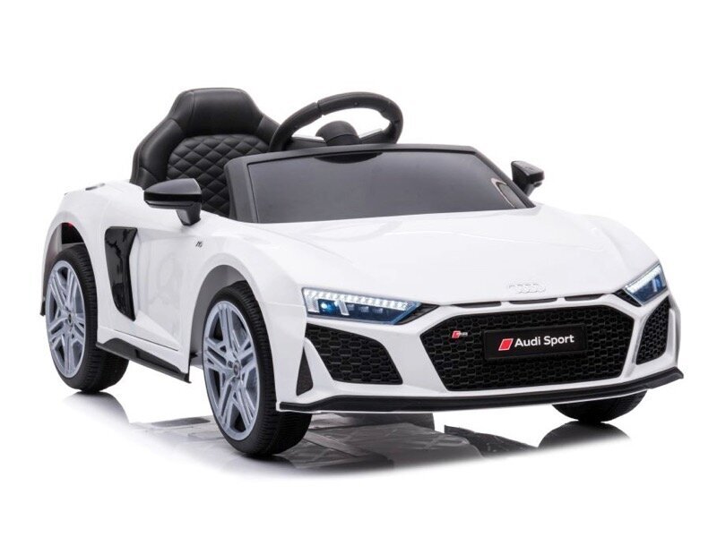 Audi R8 Sport valge, 12v elektriauto ühekohaline hind ja info | Laste elektriautod | kaup24.ee