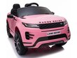 Land Rover, Range Rover Evoque 12v, muusikamooduliga, MP3, roosa цена и информация | Laste elektriautod | kaup24.ee