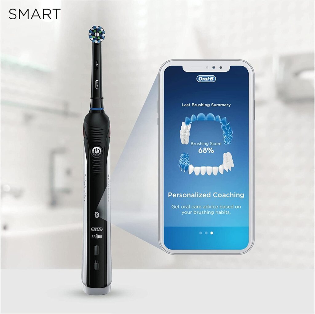 Oral-B Smart 4 4500 CrossAction Black Edition hind ja info | Elektrilised hambaharjad | kaup24.ee