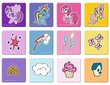 Pusle komplekt Trefl 2 in 1 My little Pony+ memo kaardid, 30+48 hind ja info | Pusled | kaup24.ee