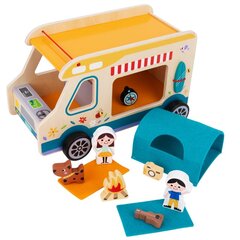 Tooky Toy puidust matkaauto hind ja info | Arendavad mänguasjad | kaup24.ee