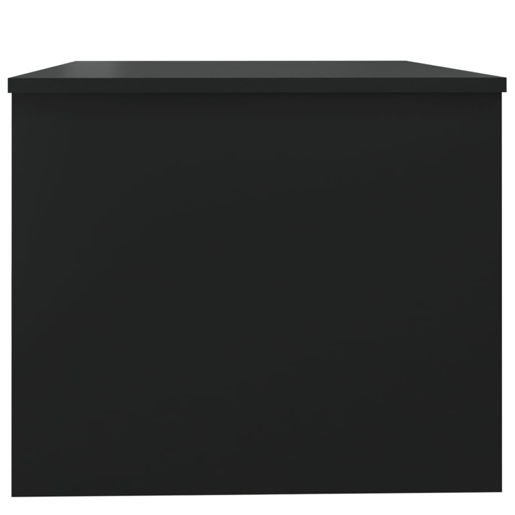 Kohvilaud vidaXL, must, 80 x 50 x 42,5 cm, tehispuit hind ja info | Diivanilauad | kaup24.ee