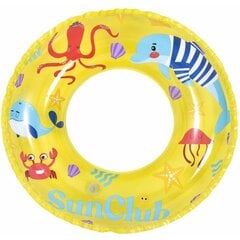 Sun Club ujumisratas, 50cm, kollane hind ja info | Täispuhutavad veemänguasjad ja ujumistarbed | kaup24.ee