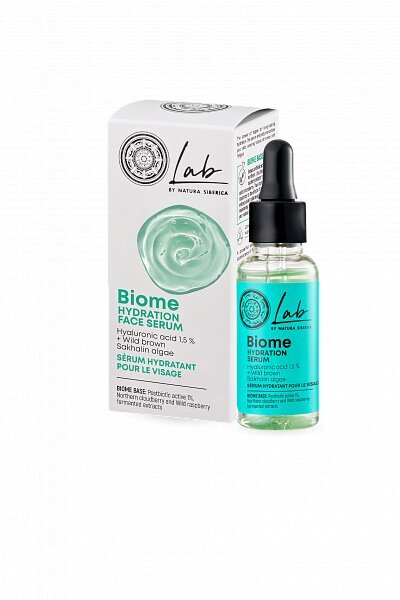 Super niisutav näoseerum Natura Siberica Lab Biome, 30 ml цена и информация | Näoõlid, seerumid | kaup24.ee