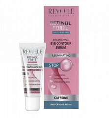 Осветляющая сыворотка для контура глаз Revuele Retinol Forte, 25 мл цена и информация | Сыворотки, кремы для век | kaup24.ee