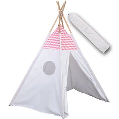 Детская палатка Enero, розовая цена и информация | Детские игровые домики | kaup24.ee