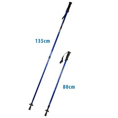 Палки для ходьбы - ENERO, 135 см, синий цена и информация | Палки для ходьбы | kaup24.ee