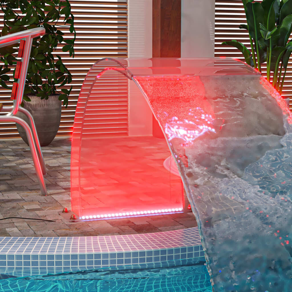 vidaXL basseini purskkaev RGB LED-idega, akrüül, 50 cm hind ja info | Dekoratsioonid | kaup24.ee