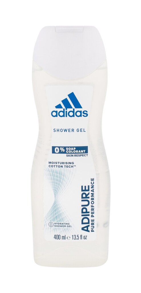 Niisutav dušigeel Adidas Adipure naistele 400 ml hind ja info | Dušigeelid, õlid | kaup24.ee