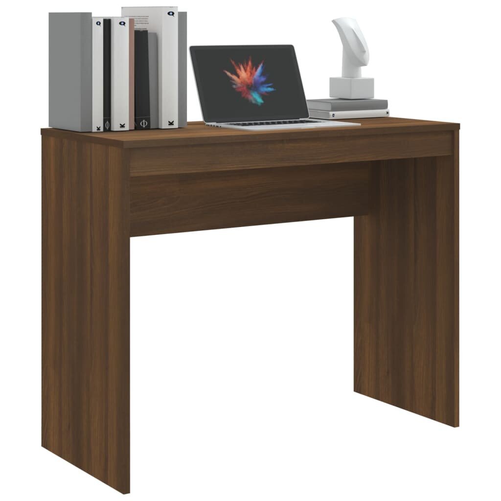 vidaXL kirjutuslaud, pruun tamm, 90 x 40 x 72 cm, tehispuit hind ja info | Arvutilauad, kirjutuslauad | kaup24.ee