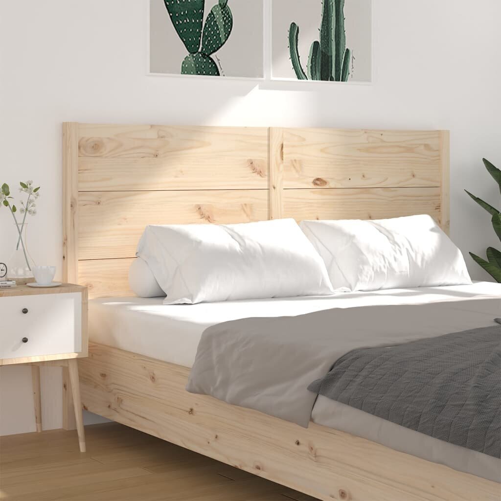 vidaXL voodipeats, 166 x 4 x 100 cm, männipuit hind ja info | Voodid | kaup24.ee