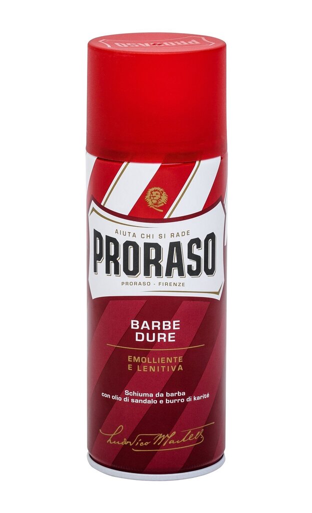 Niisutav habemeajamisvaht Proraso Red 400 ml hind ja info | Raseerimisvahendid | kaup24.ee