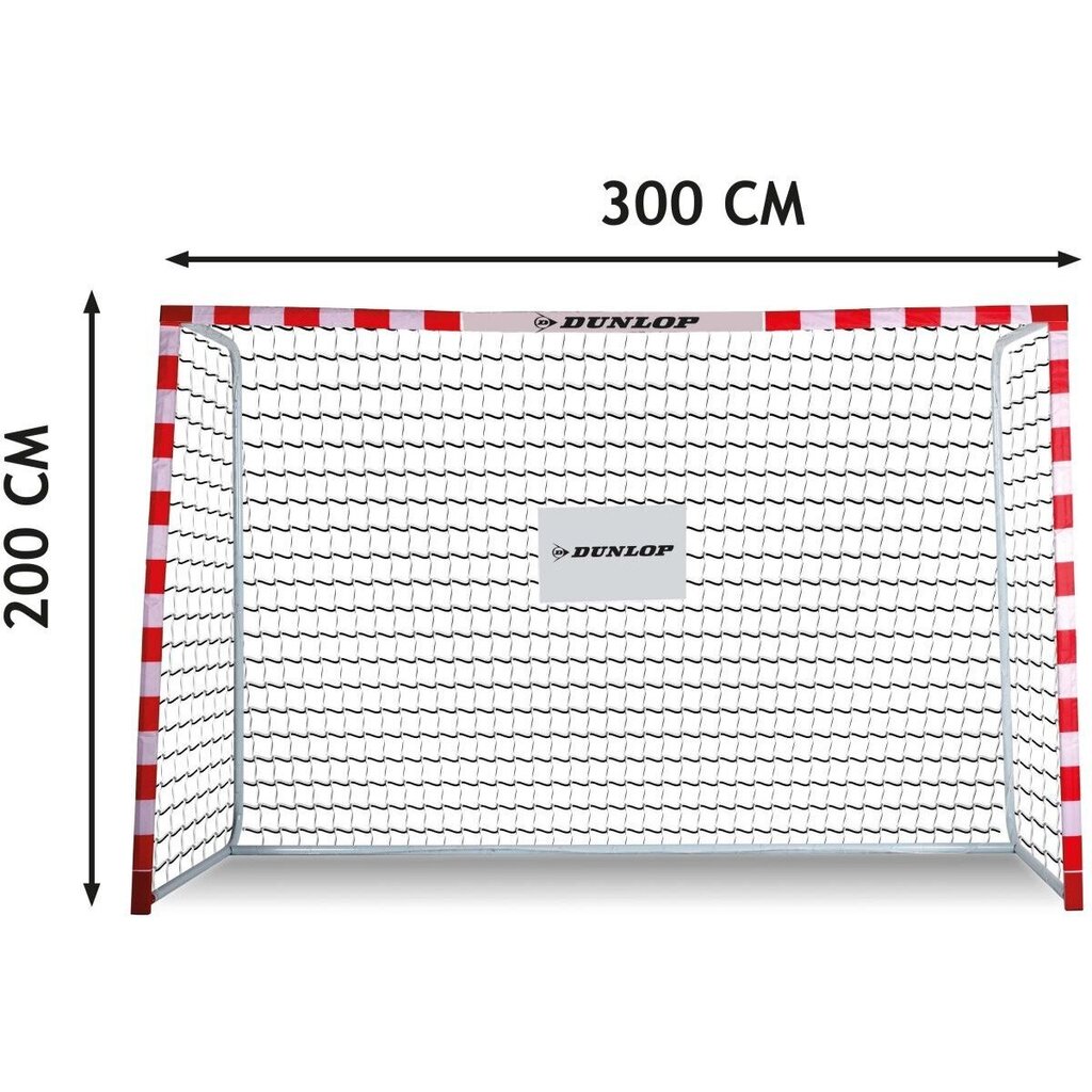 Jalgpallivärav Dunlop Allround, 300x200x110 cm цена и информация | Jalgpalliväravad ja -võrgud | kaup24.ee