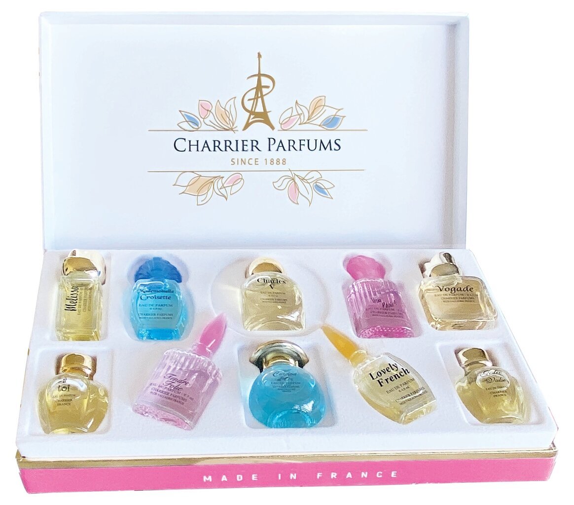 Komplekt Charrier Parfums "Les Parfums de France EDP naistele, 10 tk., 58,8 ml цена и информация | Naiste parfüümid | kaup24.ee