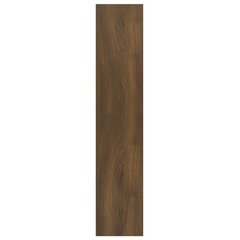 Seinariiul vidaXL, pruun tamm, 90 x 16 x 78 cm, tehispuit hind ja info | Riiulid | kaup24.ee