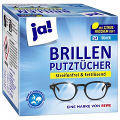 Yes prillide niisked puhastusrätikud 54 tk hind ja info | Prillide ja läätsede tarvikud | kaup24.ee