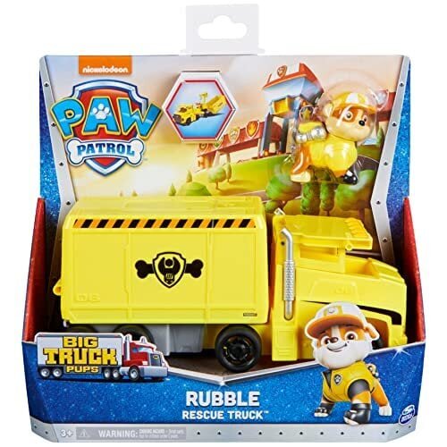 Sõiduk Käpapatrull (Paw Patrol) Big Truck Rubble, 6065317 hind ja info | Poiste mänguasjad | kaup24.ee