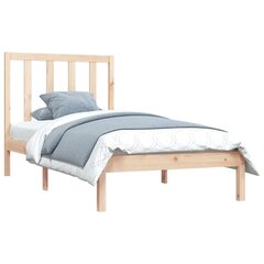 vidaXL voodiraam, täismännipuit, 75 x 190 cm цена и информация | Кровати | kaup24.ee