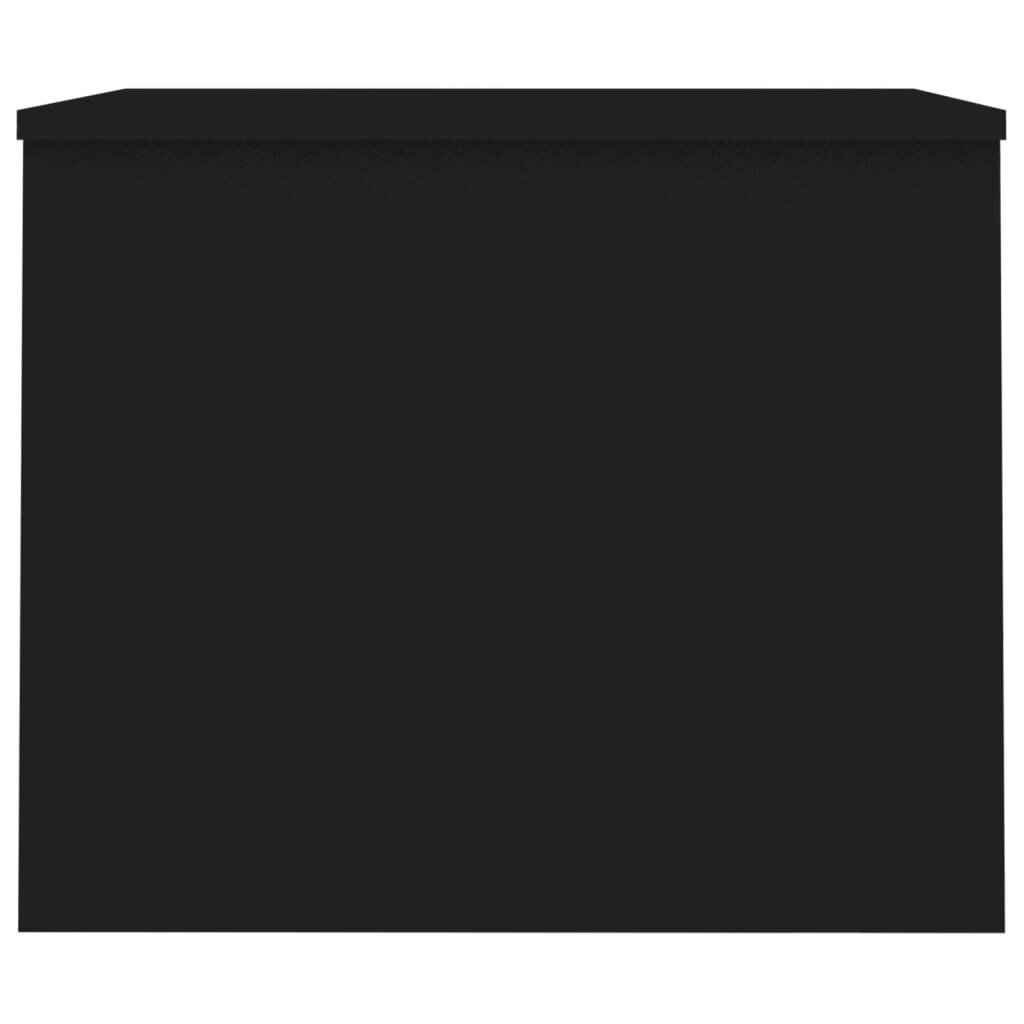 vidaXL kohvilaud, must, 80 x 50,5 x 41,5 cm, tehispuit hind ja info | Diivanilauad | kaup24.ee