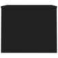 vidaXL kohvilaud, must, 80 x 50,5 x 41,5 cm, tehispuit hind ja info | Diivanilauad | kaup24.ee