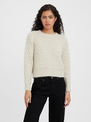 Vero Moda naiste pullover 10269224*03, valge/birch 5715306642377 hind ja info | Naiste kampsunid | kaup24.ee