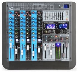 Power Dynamics PDM-S804 8-канальный профессиональный аналоговый микшер цена и информация | DJ пульты | kaup24.ee