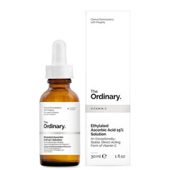 Askorbiinhappe lahusega The Ordinary Ethylated Ascorbic Acid 15% Solution, 30 ml цена и информация | Сыворотки для лица, масла | kaup24.ee