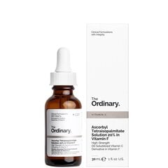 Pigmendilaikude vastane seerum The Ordinary Ascorbyl Tetraisopalmitate Solution 20% in Vitamin F, 30 ml hind ja info | Näoõlid, seerumid | kaup24.ee