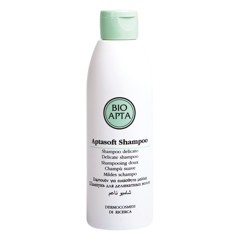 Sulfaadivaba šampoon sagedaseks kasutamiseks, Biopta Aptasoft, 200 ml hind ja info | Šampoonid | kaup24.ee