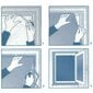 Sääsevõrk akendele Easy Life, 100 x 100 cm must hind ja info | Sääsevõrgud, putukavõrgud | kaup24.ee